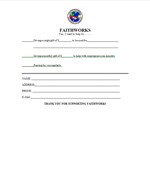 FaithWorks Support Form